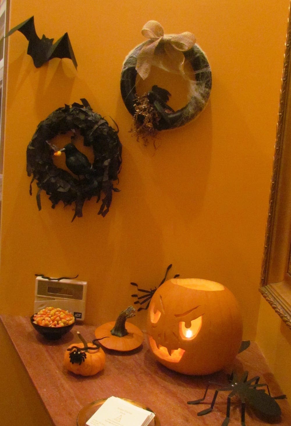 Entryway to my pre-Halloween trunk show