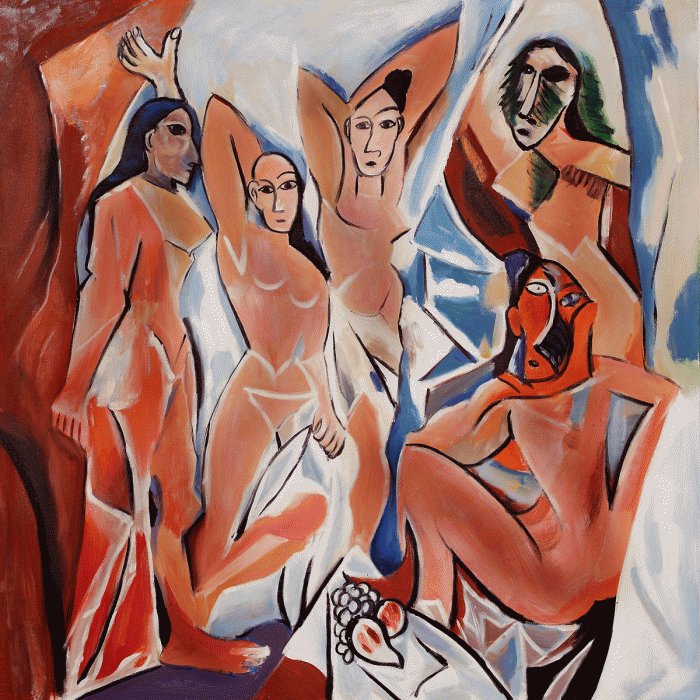 picasso-les-demoiselles-davignon-700x700